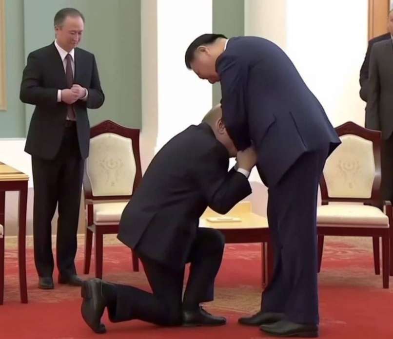 putin, xi, lažna fotografija