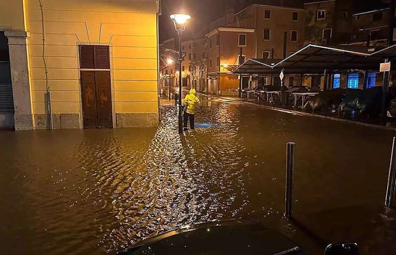 rovinj, neurje
