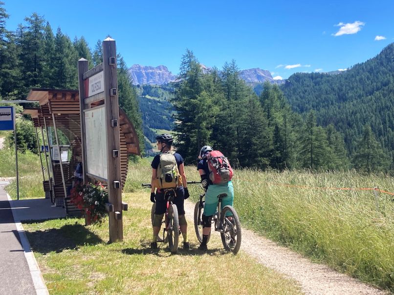 dolomiti, kolesarji, kolesa, gorsko-kolesarstvo