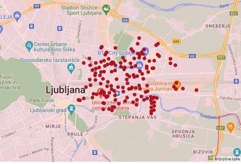 ljubljana, izpad elektrike