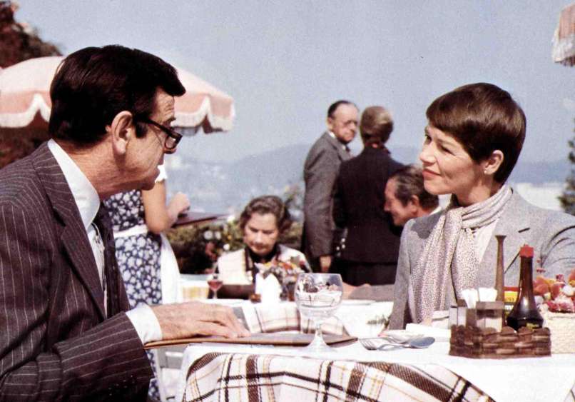 Walter Matthau in Glenda Jackson v vohunski komediji Ristanec (1980)
