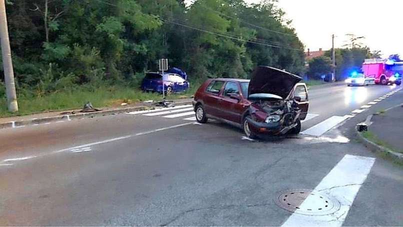 prade, koper, prometna nesreča