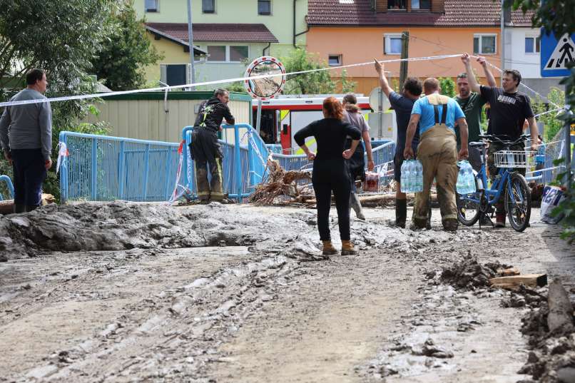 prevalje, odstranjevanje-posledic