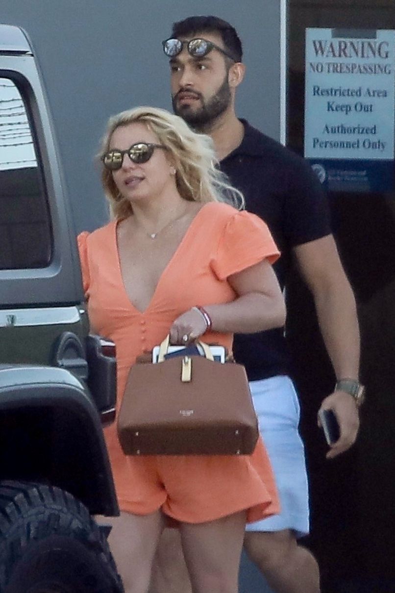 Viri poročajo, da je bila Britney v preteklih letih večkrat fizično nasilna do Sama