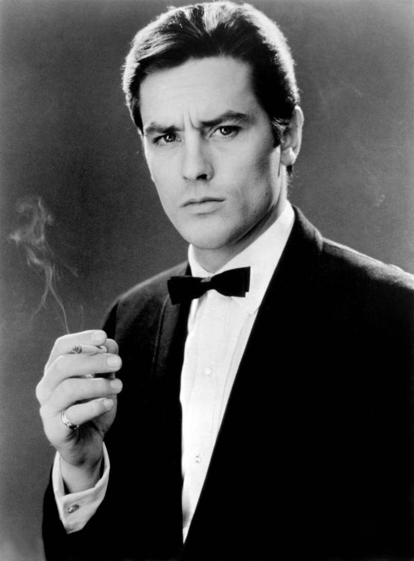 Alain Delon z angelskim obrazom, največje ime francoske kinematografije