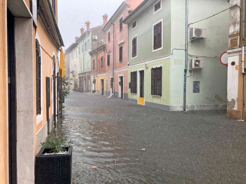 izola, poplave