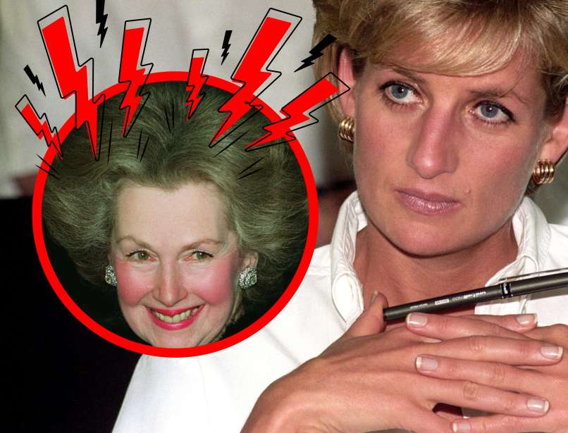 Diana je imela kar nekaj težav s svojo mačeho - kislo Raine