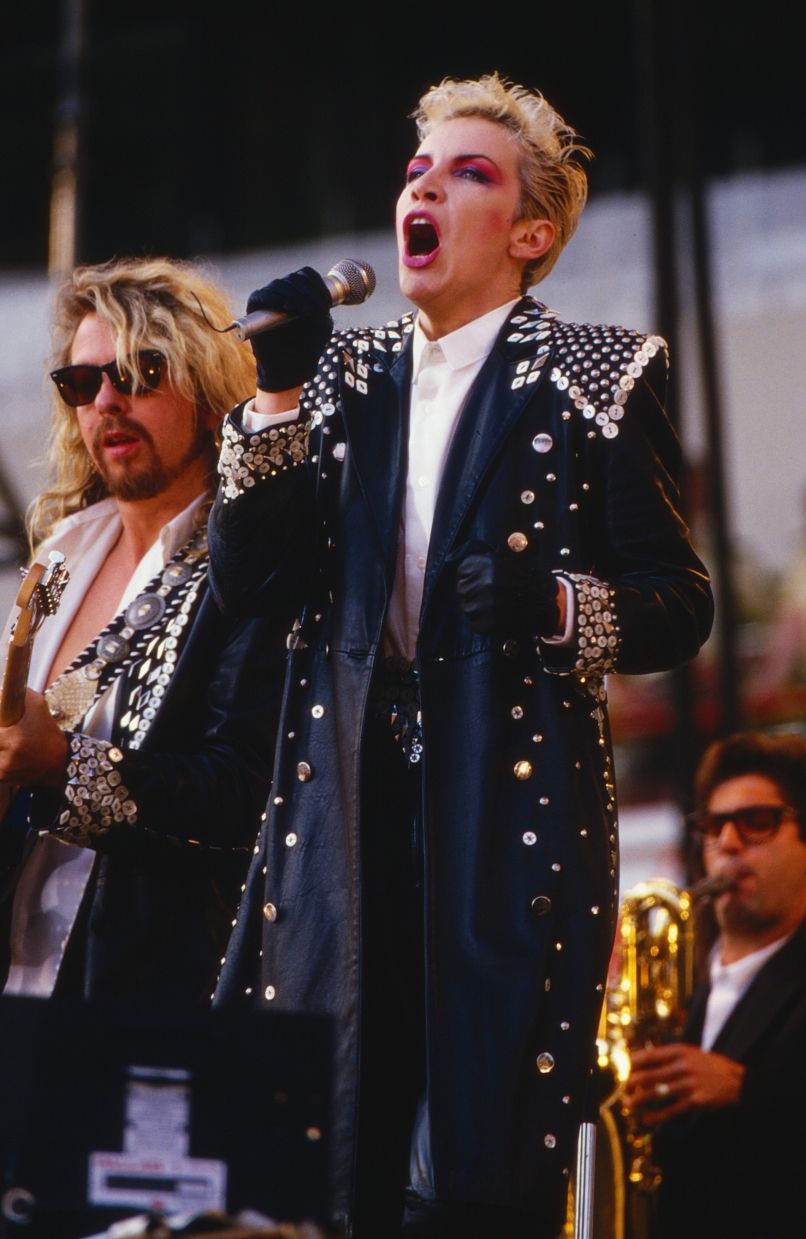 Dave in Annie na koncertu v Nemčiji 1987