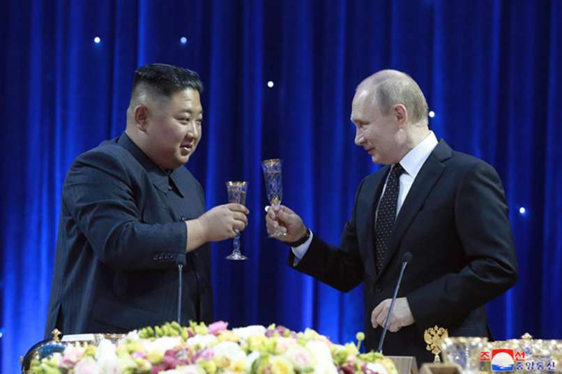 Kim Jong-un, vladimir putin