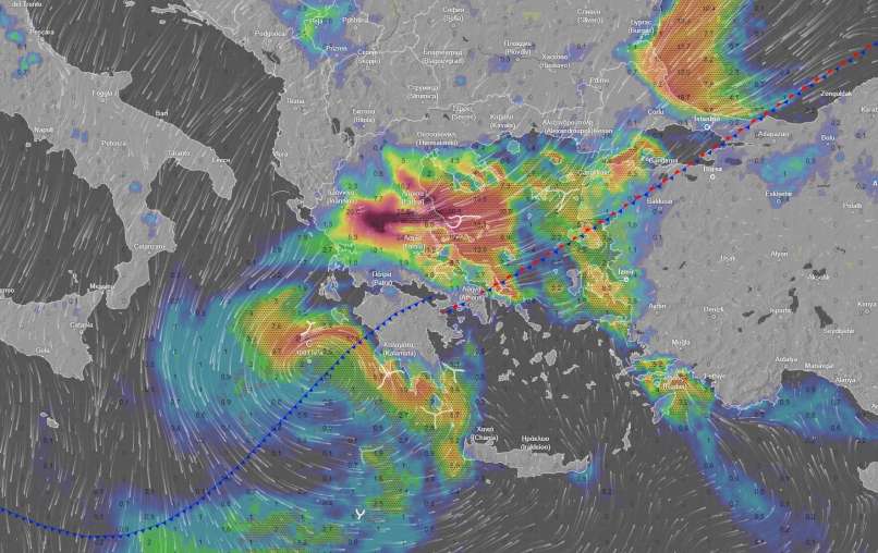 vreme, grčija, poplave