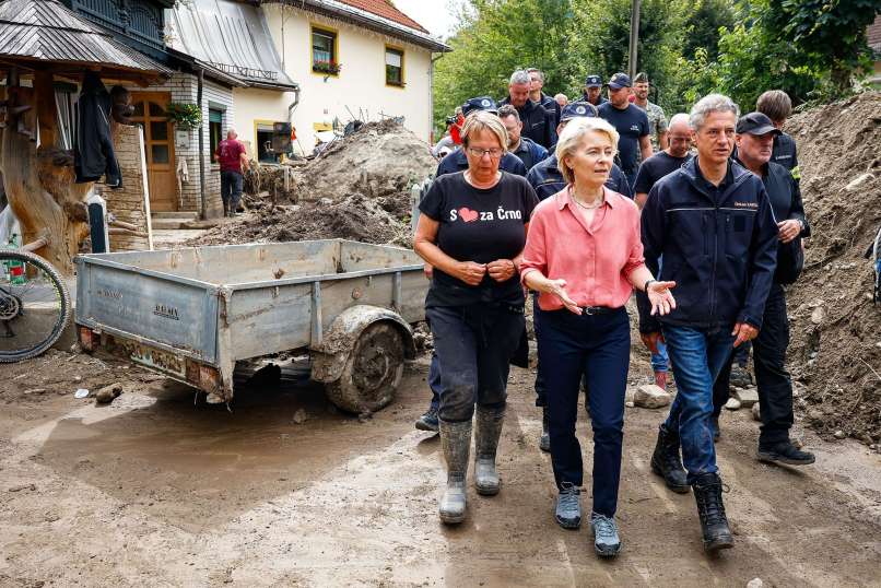 romana lesjak ursula van der leyen robert golob ukom