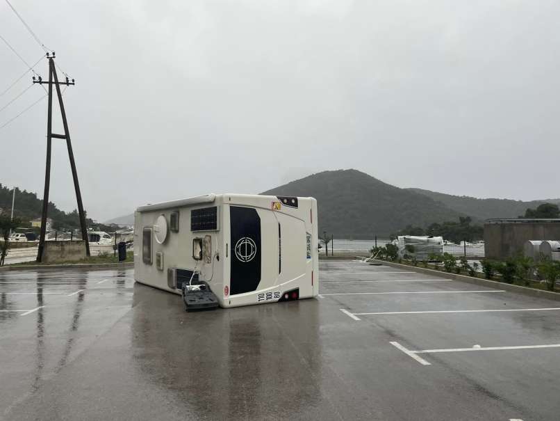 brač, neurje