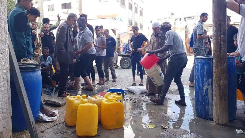 gaza, tovornjak, humanitarna-pomoč, rafa