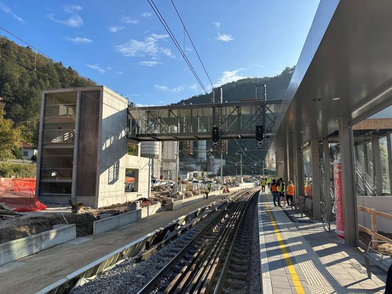 Prenova postaje Zagorje Foto Direkcija za infrastrukturo