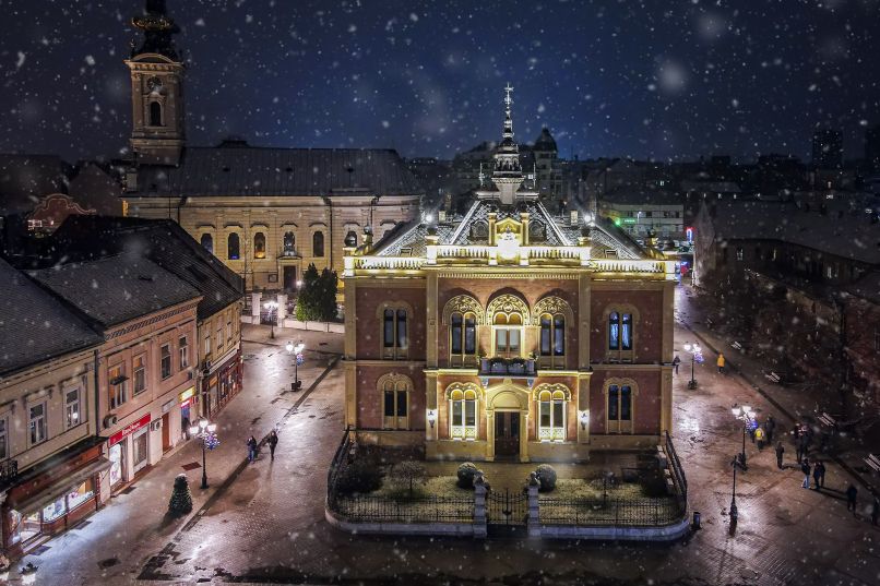 novi-sad, srbija, december, novo-leto, 2024