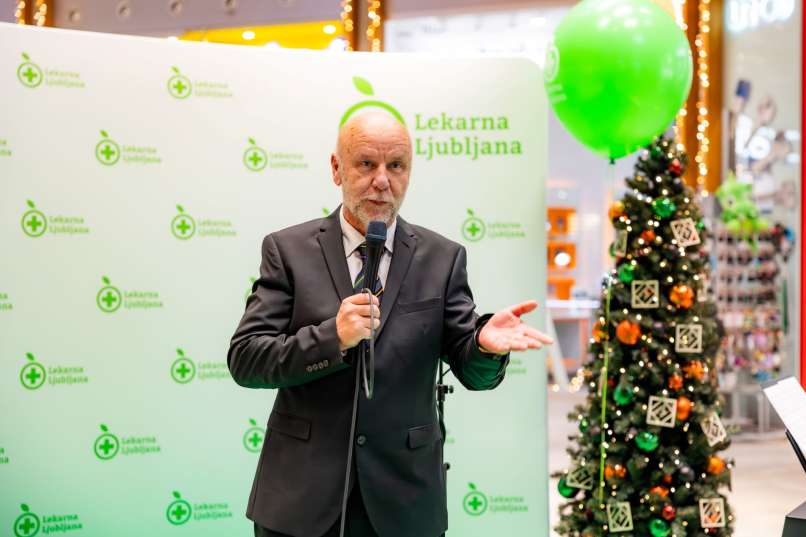 Direktor Lekarne Ljubljana dr. Marjan Sedej se veseli nove zgodbe (foto Kristjan Kuzmanoski)