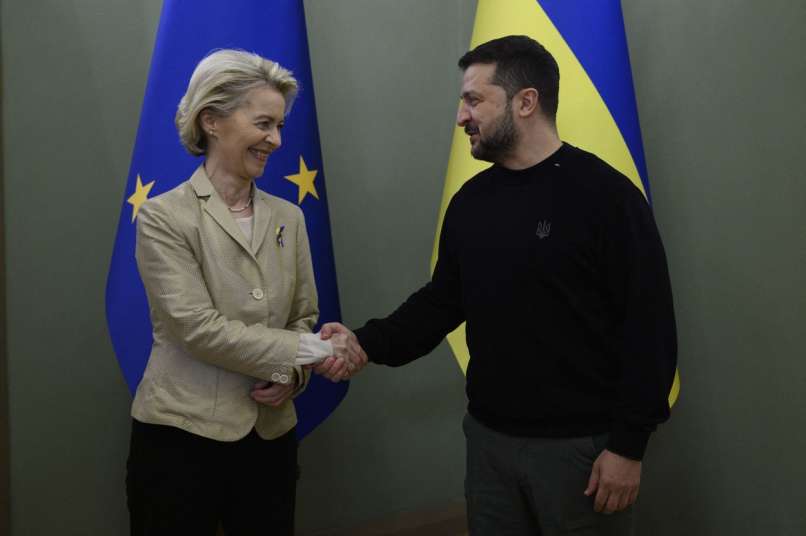 Ursula von der Leyen, Volodimir Zelenski