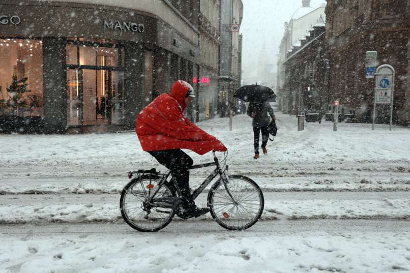 ljubljana, sneg, sneženje, 19.1.2024