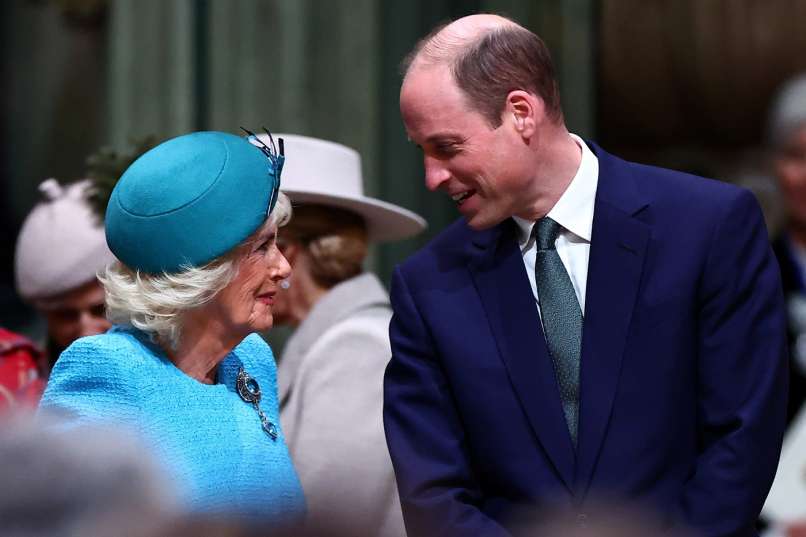 Princ William in kraljica Camilla