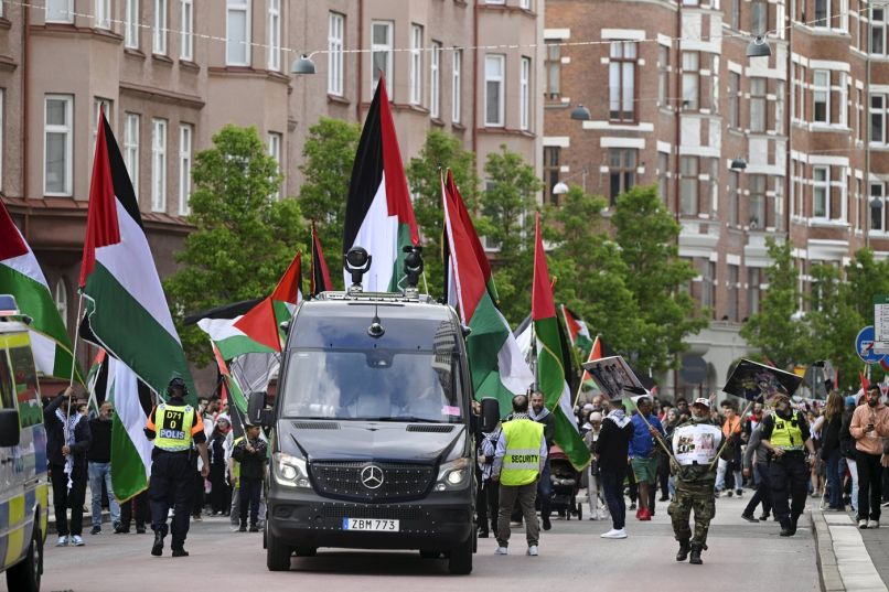 malmö, evrovizija, protesti