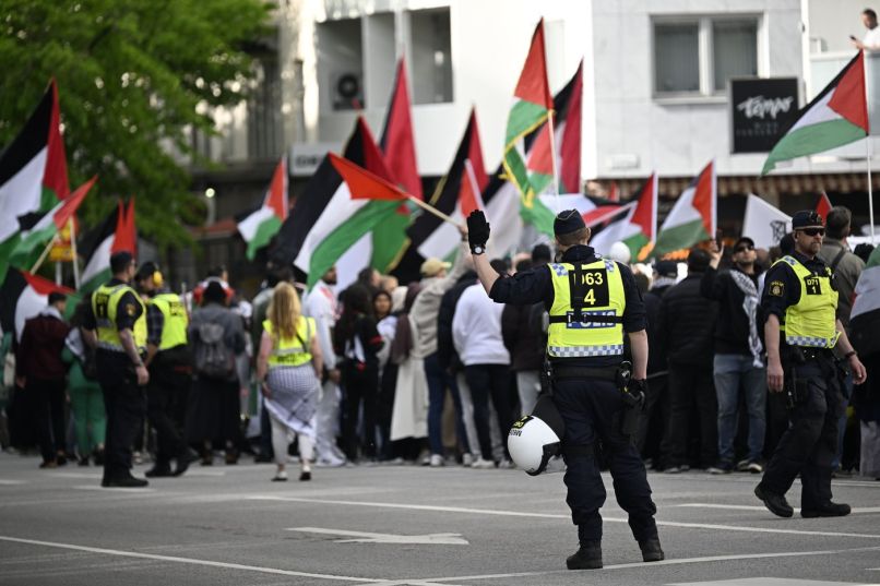 malmö, evrovizija, protesti
