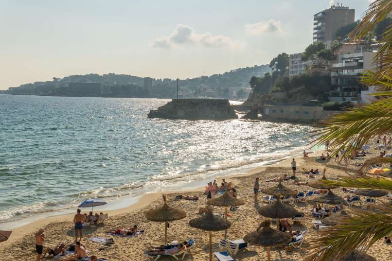 cala major, palma, plaža