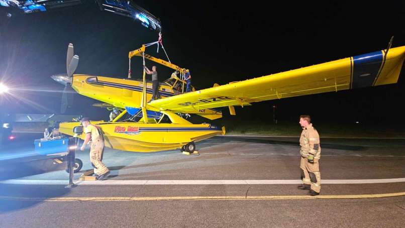 air-tractor, pristanek, nesreča