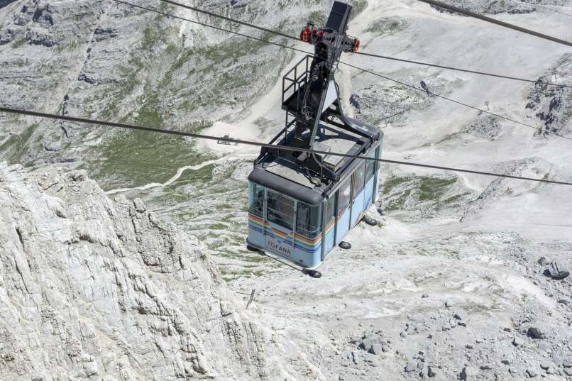 gondola, Tofana di Mezzo, cortina