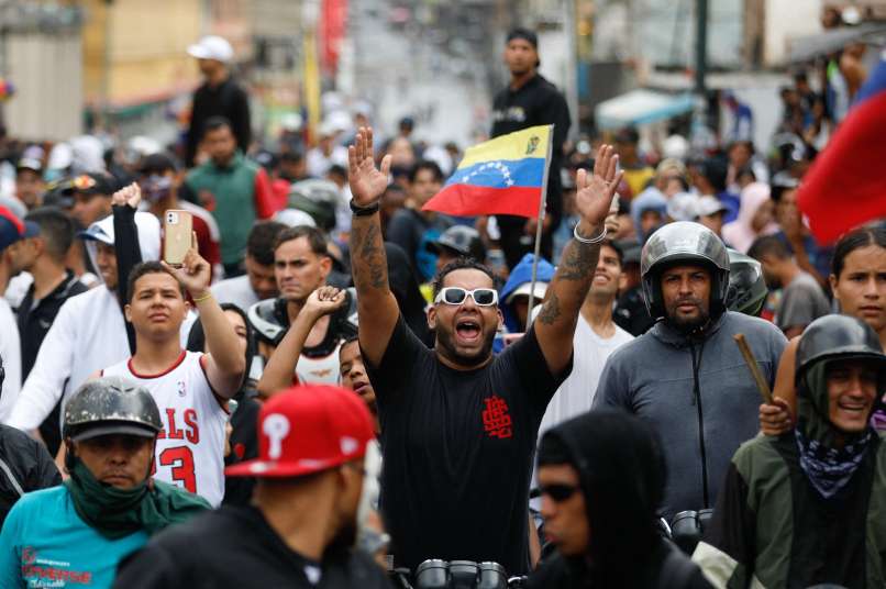 protesti, caracas