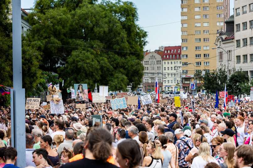 protest, bratislava