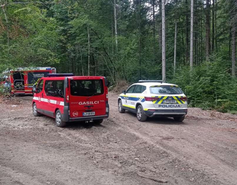 iskalna akcija, policija, rešilec, kočevje