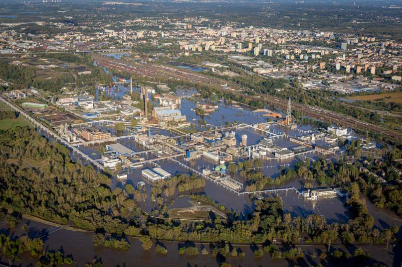 poplave, ostrava, češka, reka-odra