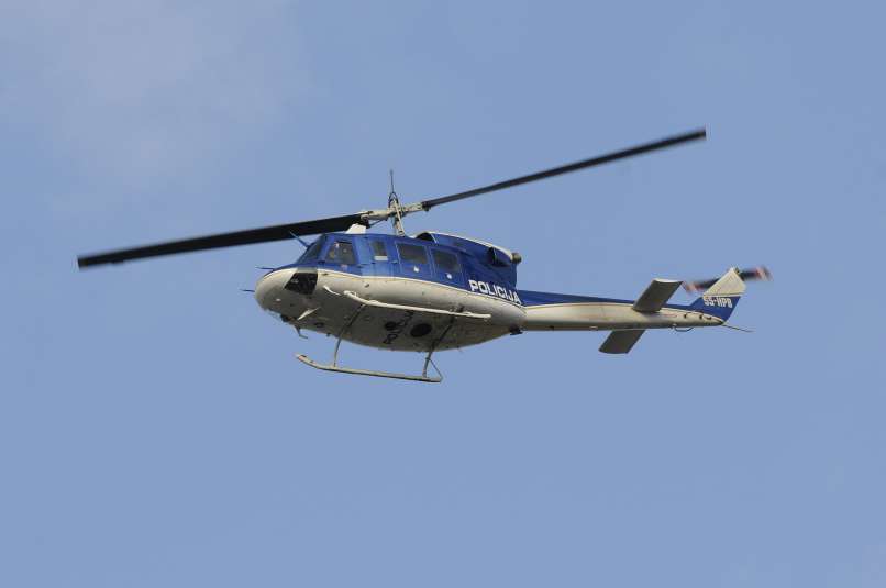 Helikopter, policija