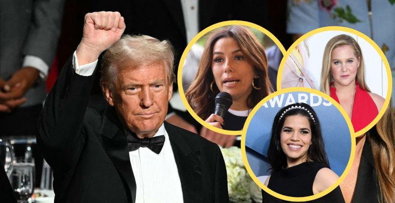 Donald Trump, Eva Longoria, Amy Schumer, America Ferrera