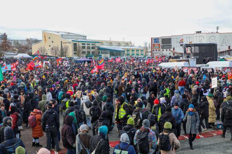 riesa-protesti