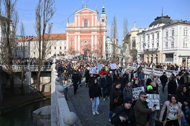 protest, ljubljana