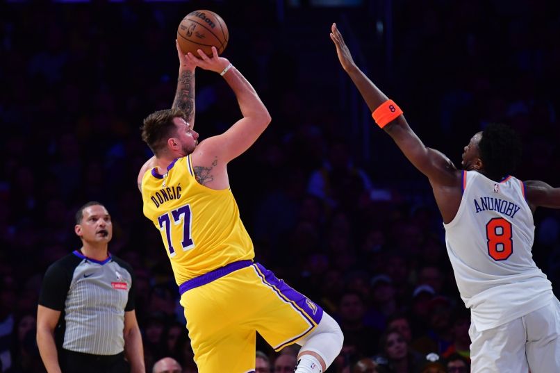 luka doncic knicks lakers