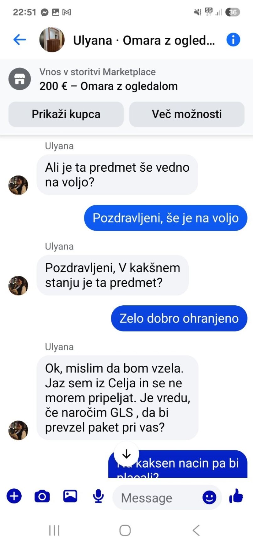 phishing, nakup preko interneta