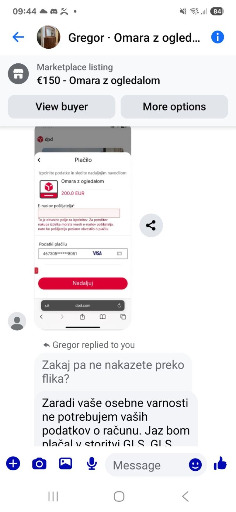 phishing, ponarejena stran