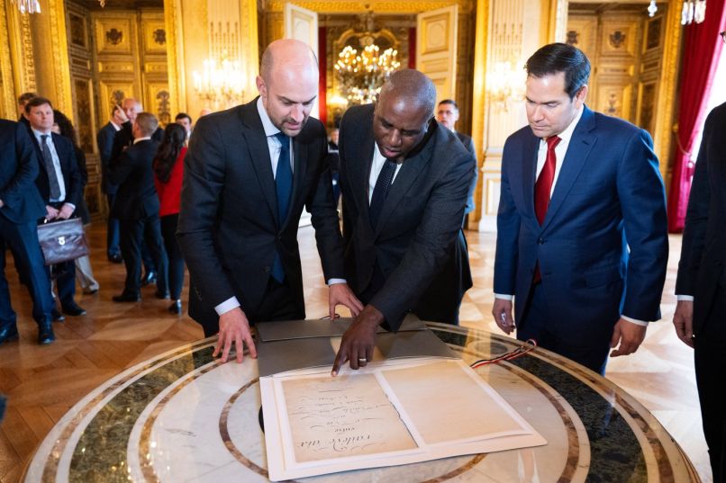jean-noel barrot, david lammy, marco rubio