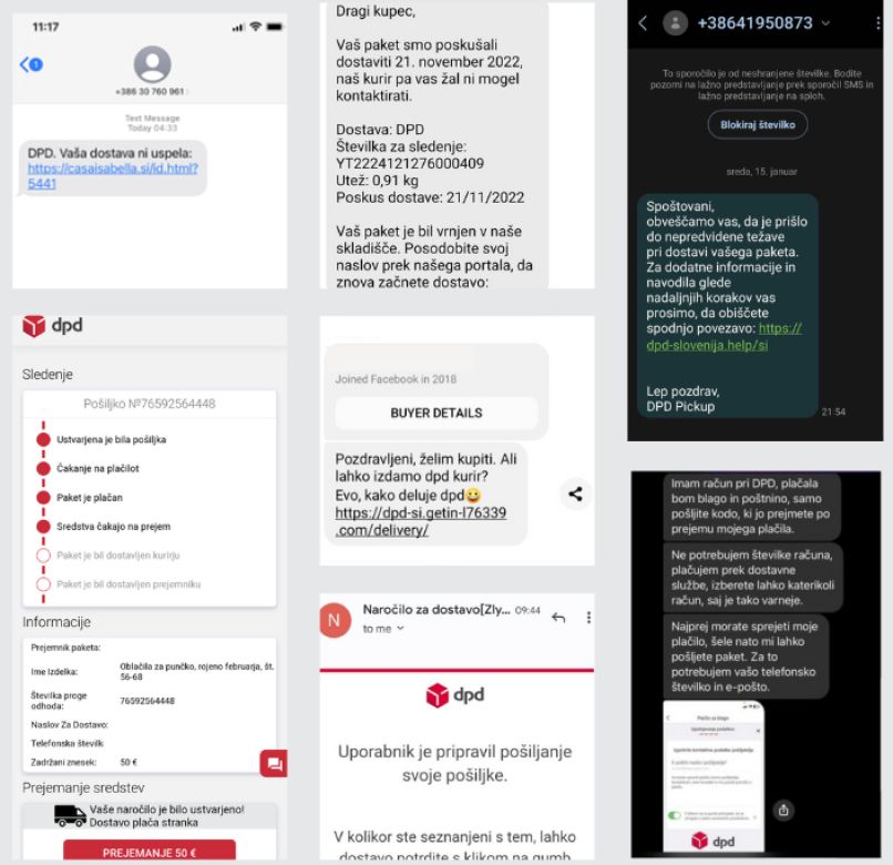 DPD - različni primeri prevar