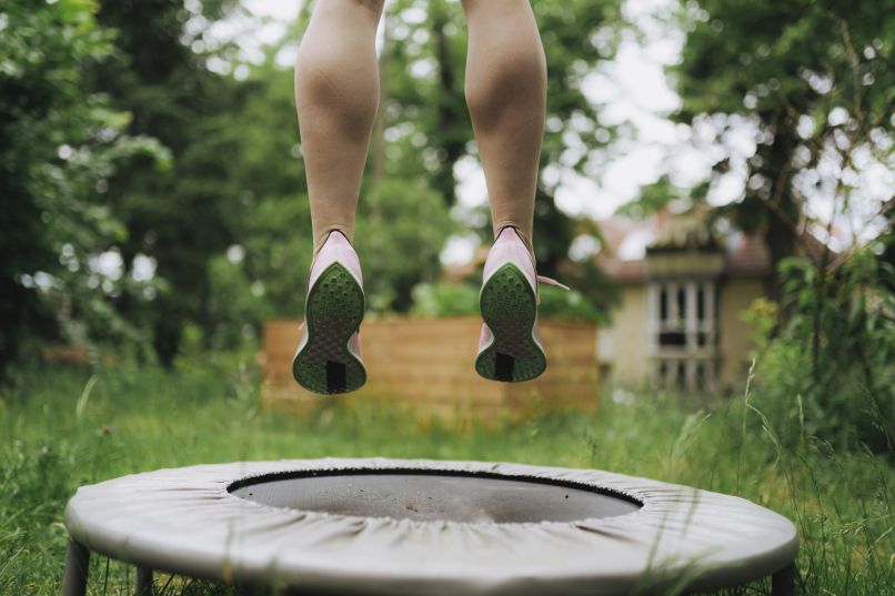 trampolin, skakanje