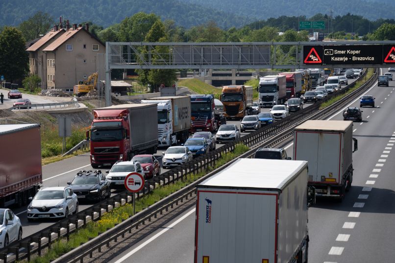avtocesta, zastoj, ljubljanska obvoznica