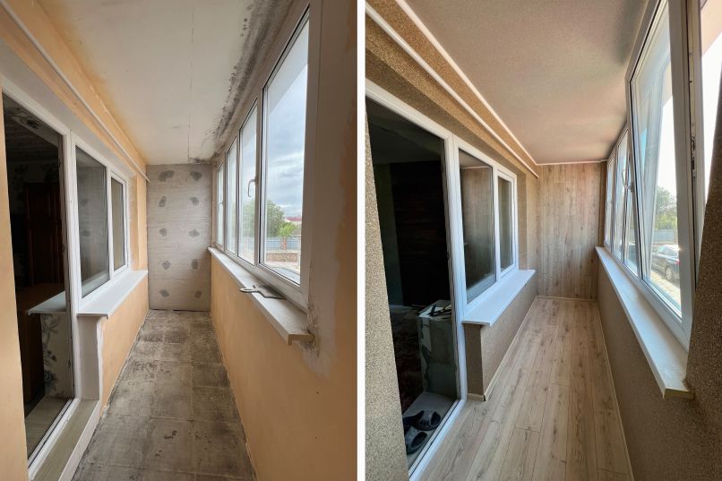 balkon, prenova