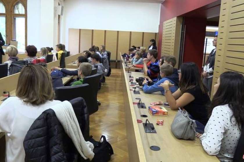 VIDEO: Sprejem učencev OŠ Center