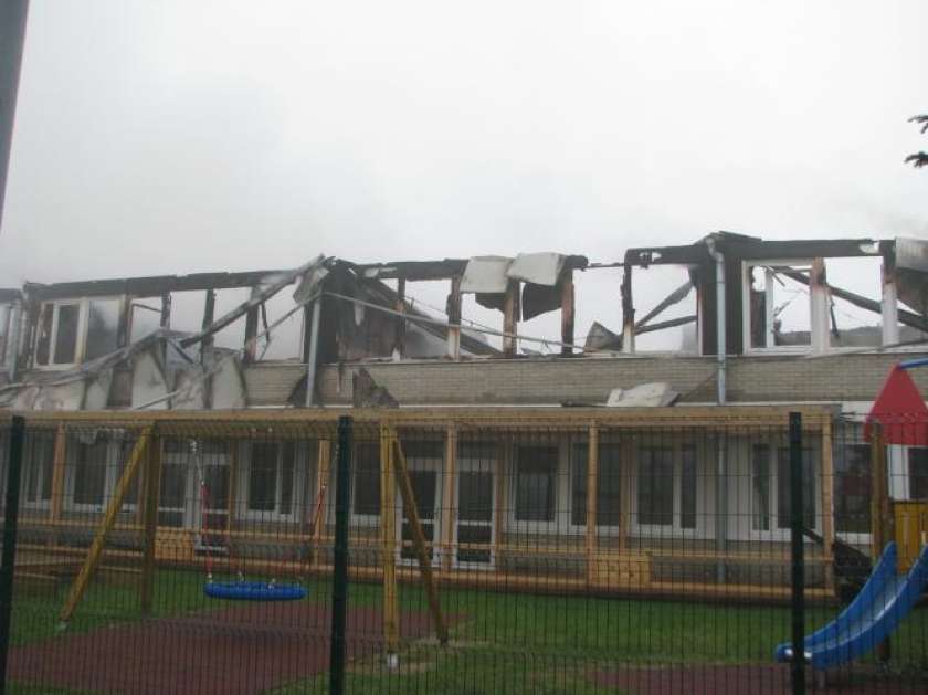 Po požaru v srednji šoli poiskali začasne rešitve