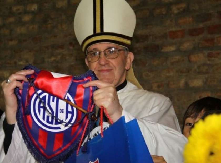 Papež strastni nogometni navdušenec 