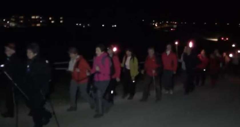 VIDEO: Nočni pohod na Trško Goro 