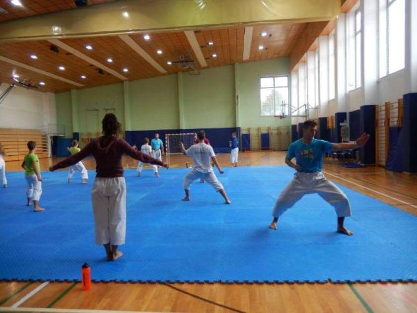 FOTO: V Kranju priprave slovenske karate reprezentance 