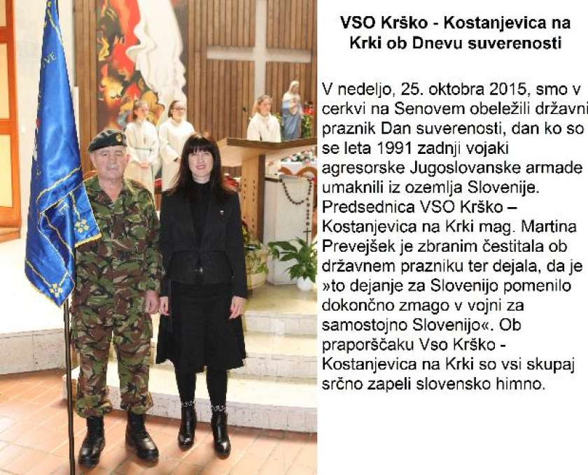 VSO Krško - Kostanjevica na Krki ob Dnevu suverenosti